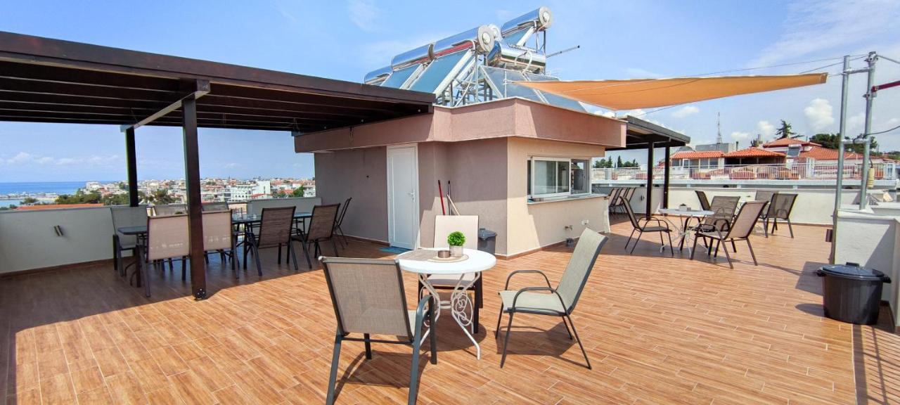 Sea Star Apartments Kallikratia Nea Kallikrateia Dış mekan fotoğraf